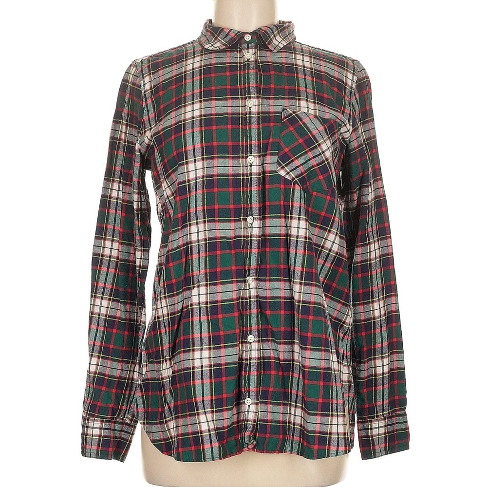 J. Crew Multicolor Plaid Shirt